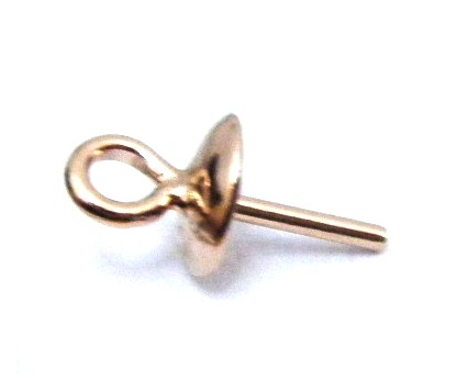 Vermeil Pendant Cap (Rose Gold)